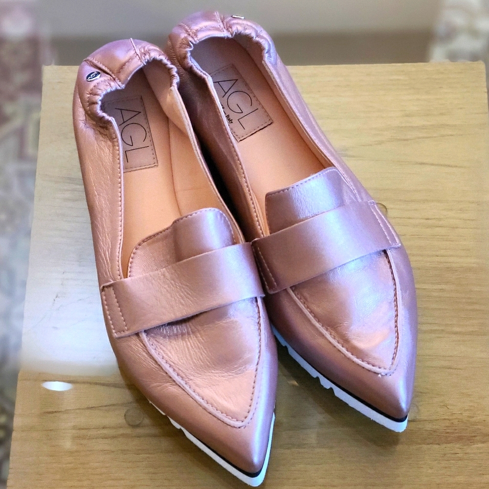 AGL Pointed Toe Slingback Flat EU 40